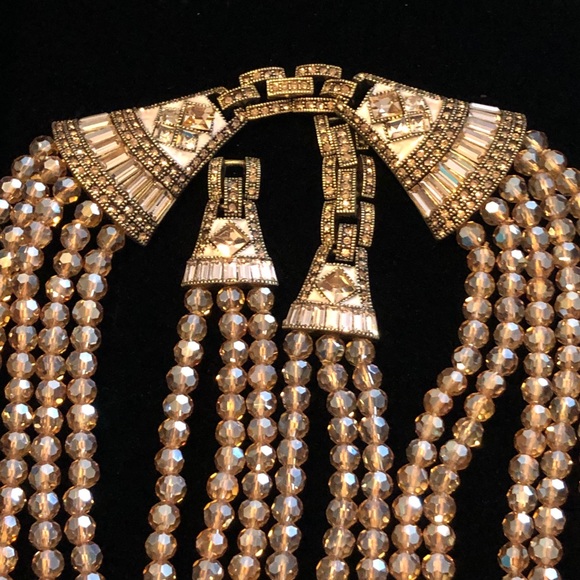 Heidi Daus 3 pc set 🆕 “Deco Master Clasp” Swarovski Crystals Necklace/Bracelets - Picture 9 of 16